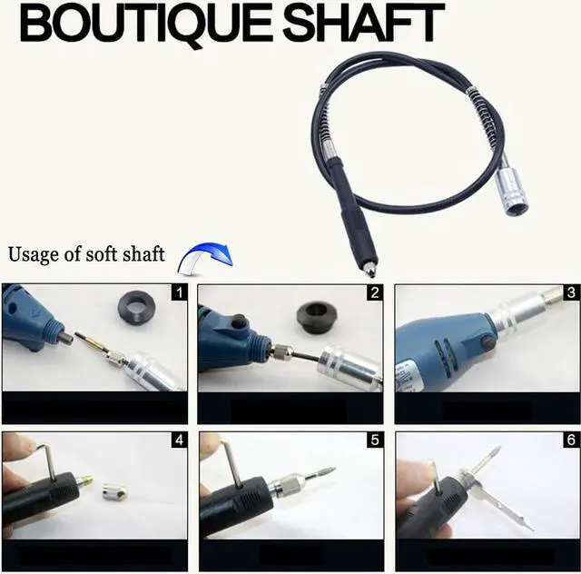 Alt view image 5 of 6 - Electric Grinding Set Regulating Speed Drill Grinder Electric engraver for Milling Polishing Drilling Engraving drill Machine