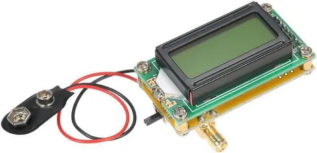 Alt view image 4 of 6 - Sensitivity 1-500 MHz DIY cymometer High Accuracy Frequency Counter LCD frequency Meter Module Hz Tester Measurement Module