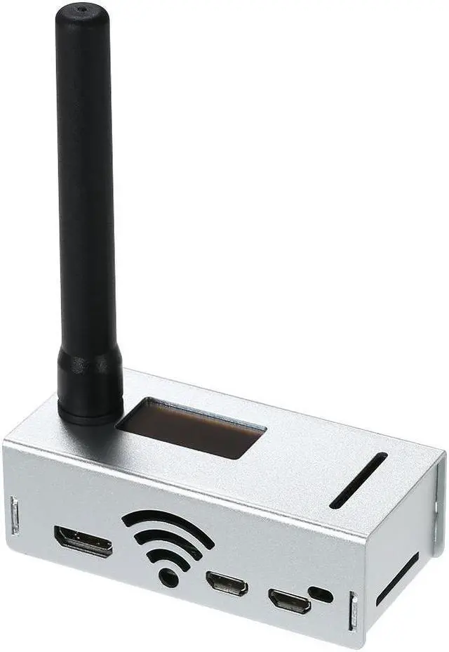 Main image of Mini MMDVM Hotspot Expansion Board 433Mhz Antenna Spot Radio Station Wifi Digital Voice Modem with Case for DMR YSF Raspberry Pi - Silver