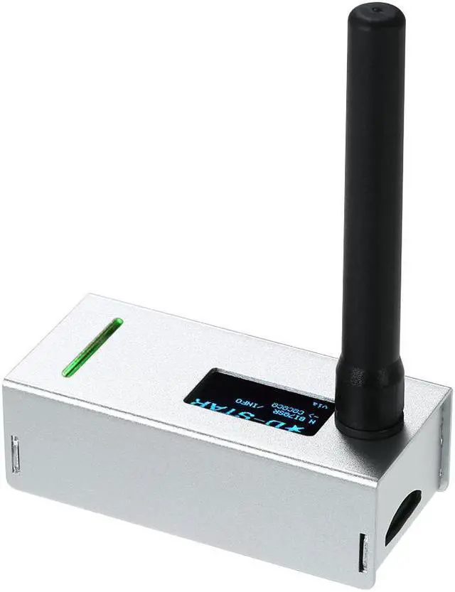 Alt view image 5 of 6 - Mini MMDVM Hotspot Expansion Board 433Mhz Antenna Spot Radio Station Wifi Digital Voice Modem with Case for DMR YSF Raspberry Pi - Silver