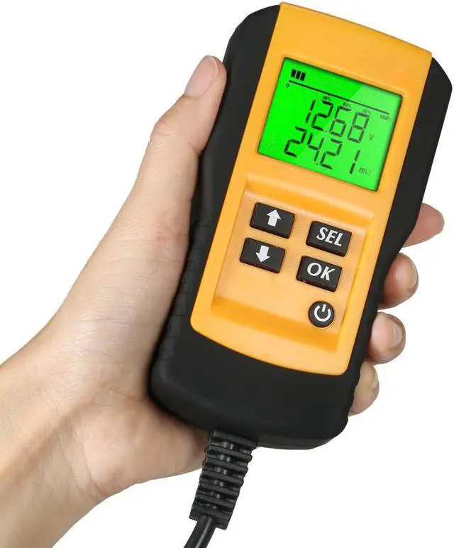 Alt view image 7 of 7 - 12V battery tester Digital Car Battery Analyzer Voltmeter for Automotive Vehicle Battery Diagnostic car detector Tester Tool
