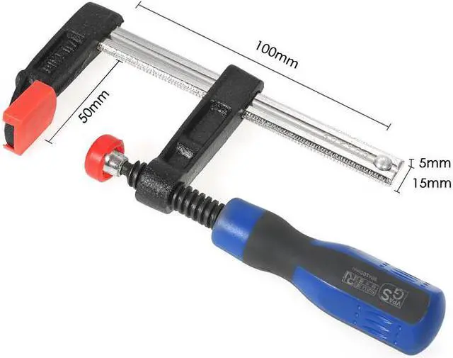 Alt view image 2 of 7 - 50*100mm Heavy Duty F-Clamp Bar Clamp for Woodworking Wood Clamping Carpenter Tool