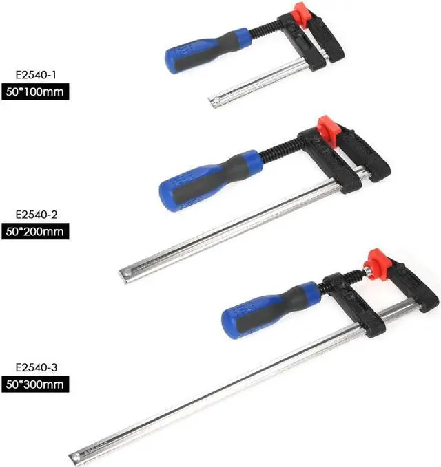 Alt view image 7 of 7 - 50*200mm Heavy Duty F-Clamp Bar Clamp for Woodworking Wood Clamping Carpenter Tool