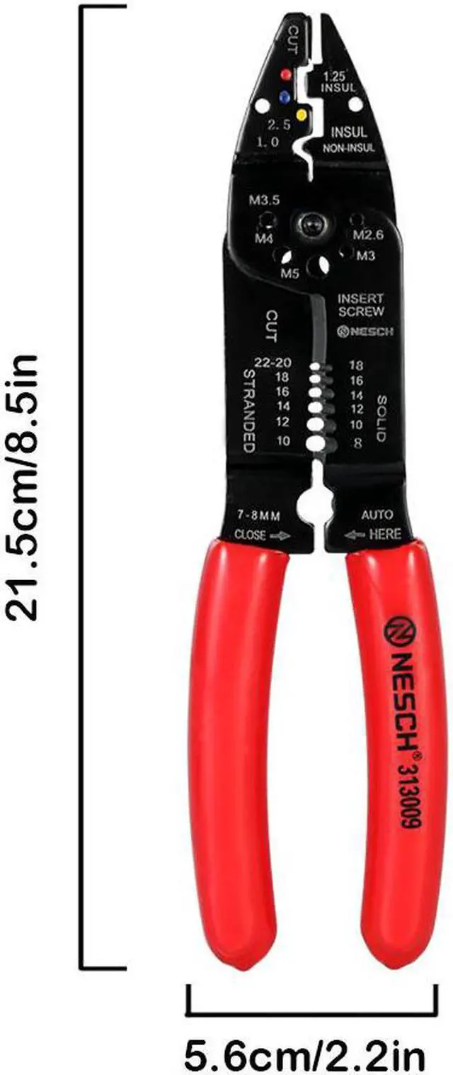 Alt view image 3 of 5 - Multitool Hand Tools Multifunctional Wire Stripper Crimper Peeling Pliers Mini Crimping Tool Cable Wire Cutter Electric Tools