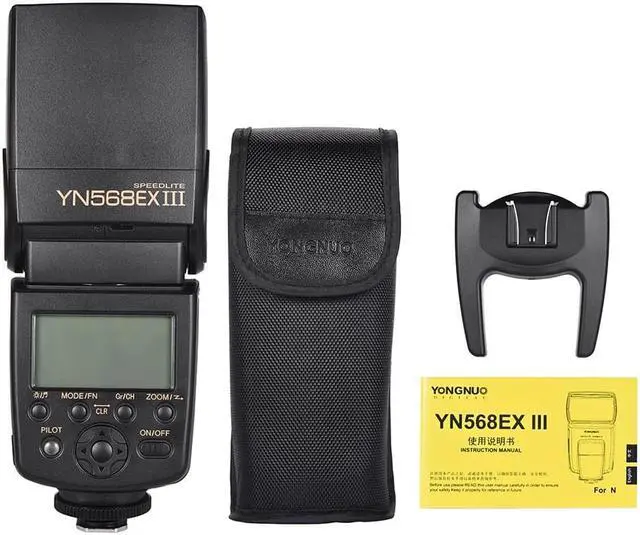 Alt view image 5 of 7 - YONGNUO YN-568EX III TTL Wireless HSS Flash Light Speedlite for Canon Nikon DSLR Camera Compatible YN600EX-RT II YN568EXII