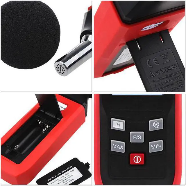 Alt view image 3 of 3 - TA8151 Digital Sound Level Meter Noise meter decibel tester 30-130dB Digital Noise tester,1.5dB accuracy Backlight Display