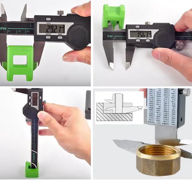 Alt view image 2 of 6 - ELECALL Digital Vernier Caliper 200mm Electronic Stainless Steel Caliper Waterproof IP54 Digital Messschieber Paquimetro