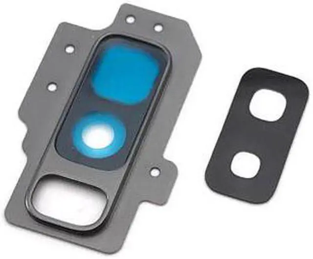 Main image of Back Main Camera Glass Lens Cover With Frame Holder For Samsung Galaxy S9 Plus Replacement Parts (gray)