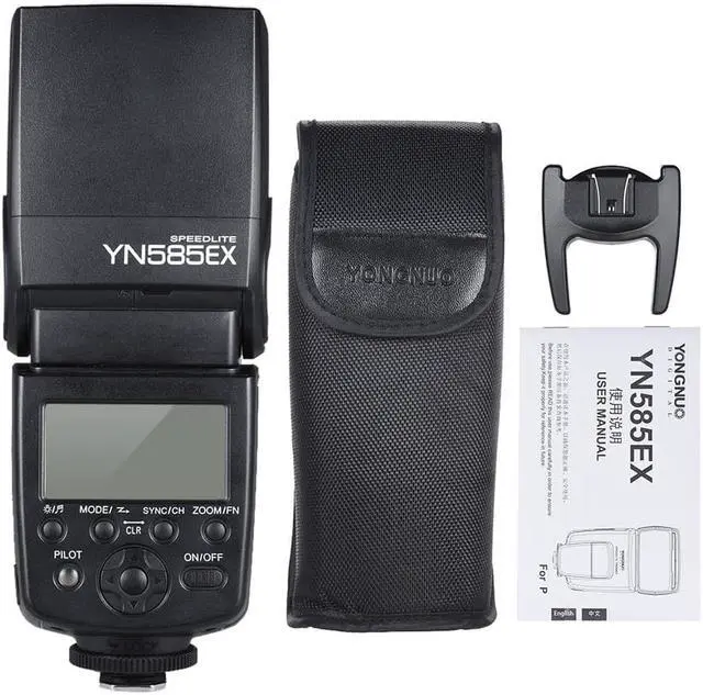 Alt view image 6 of 6 - YONGNUO YN585EX P-TTL Wireless Speedlite Flash Light GN58 HSS 1/12000s SP S1 S2 Slave AF-assist Rear Curtain SYNC LCD Screen for Pentax K-1 K-S1 K-S2 K-3 K-3II K-70 K-50 DSLR Camera