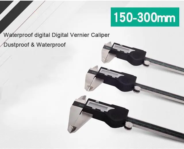 Alt view image 6 of 6 - ELECALL Digital Vernier Caliper 200mm Electronic Stainless Steel Caliper Waterproof IP54 Digital Messschieber Paquimetro