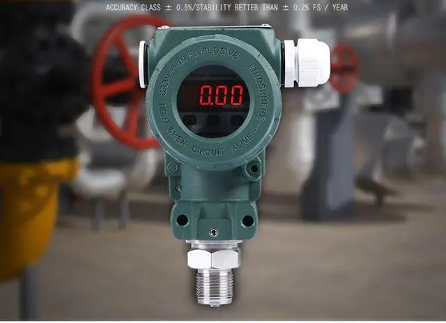 Alt view image 4 of 5 - ELE-800S Digital Pressure Transmitter Pressure Sensor 0~50MPA Stainless Steel