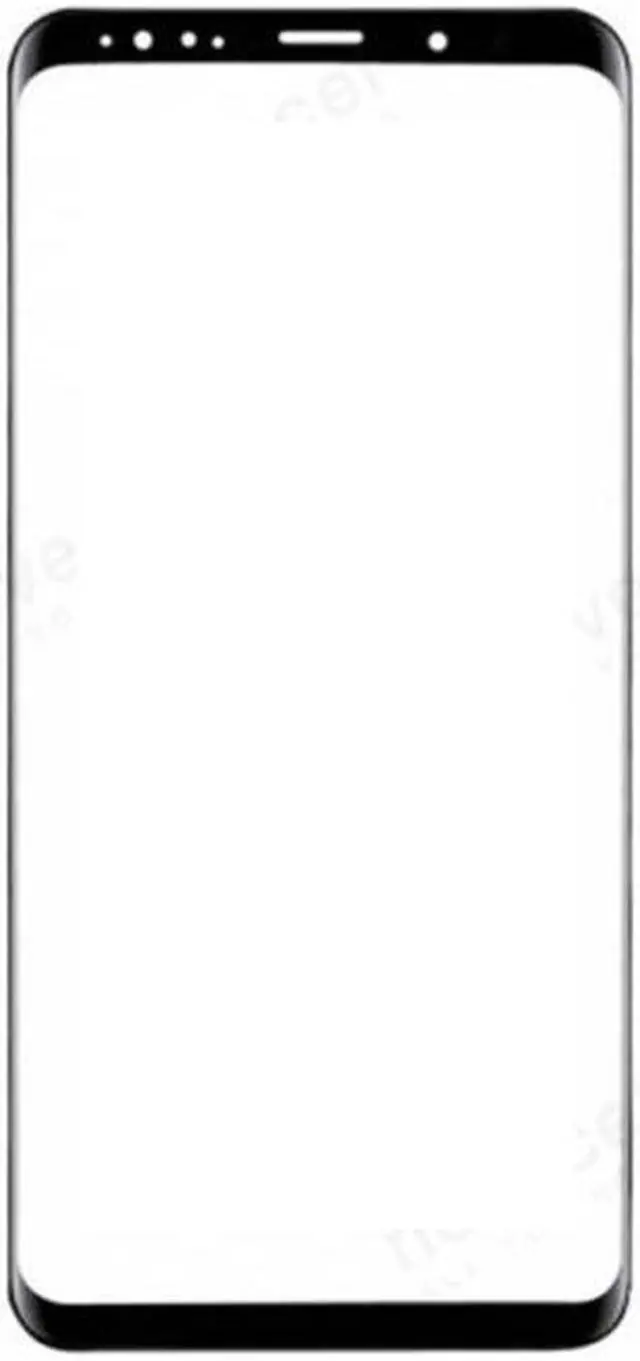 Main image of Front Glass Lens For Samsung S9 Plus LCD display outer touch panel screen glass replacement (Black)