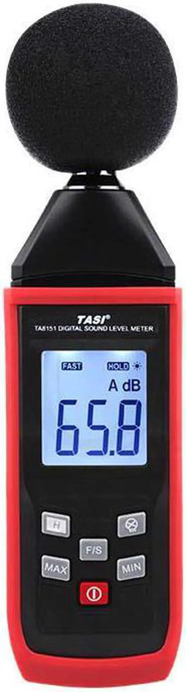 Main image of TA8151 Digital Sound Level Meter Noise meter decibel tester 30-130dB Digital Noise tester,1.5dB accuracy Backlight Display