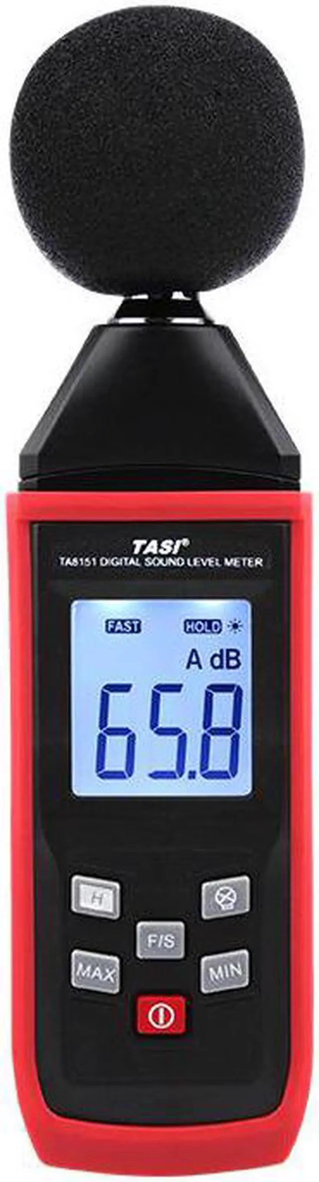 Alt view image 2 of 3 - TA8151 Digital Sound Level Meter Noise meter decibel tester 30-130dB Digital Noise tester,1.5dB accuracy Backlight Display