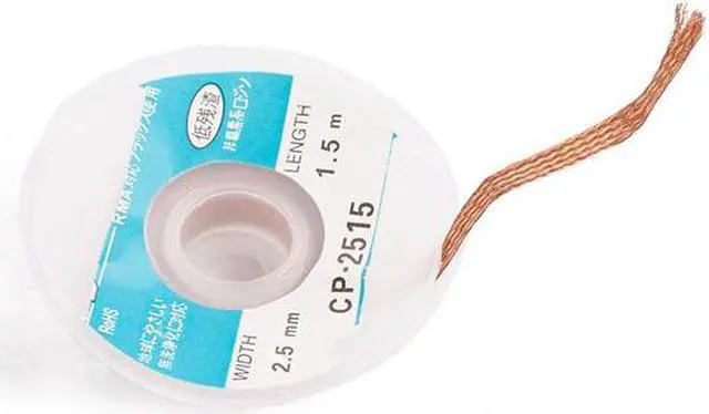 Main image of ELECALL BGA Desoldering Braid Solder Wire CP-2515 2.5mm Suction-line 1.5m Length Wick/Soldering Accessory