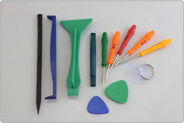 Alt view image 4 of 7 - BST-288 12 in 1 Mobile Phone Repair Tools Kit Spudger Pry Screen Opening Tool Screwdriver Set for iPad iPhone X 7 8 5 5s 6 Plus