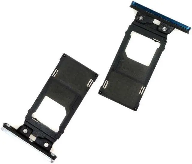 Alt view image 2 of 2 - New SIM card Holder Slot Tray Socket Reader Replacement For Sony Xperia XZ2 (Silver)