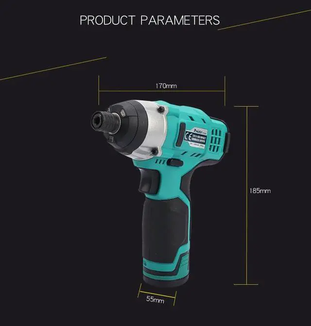 Alt view image 5 of 7 - PT-1207G 12V Lithium Electric Drill Screwdriver Multifucntion Power Tool kit for Household Impact Cordless Driver