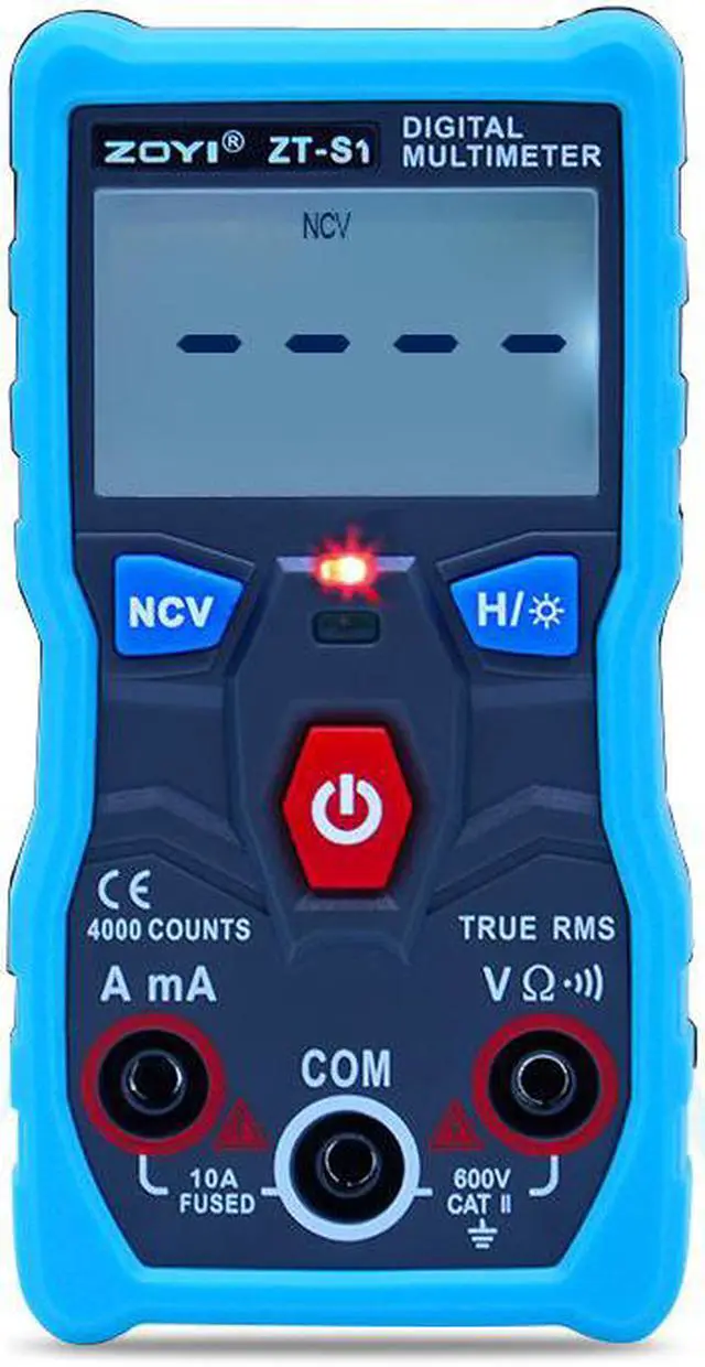 Main image of ZOYI ZT-S1 Automatic Digital Multimeter True-RMS intelligent NCV 4000 Counts AC/DC Voltage Current Ohm Test Tool
