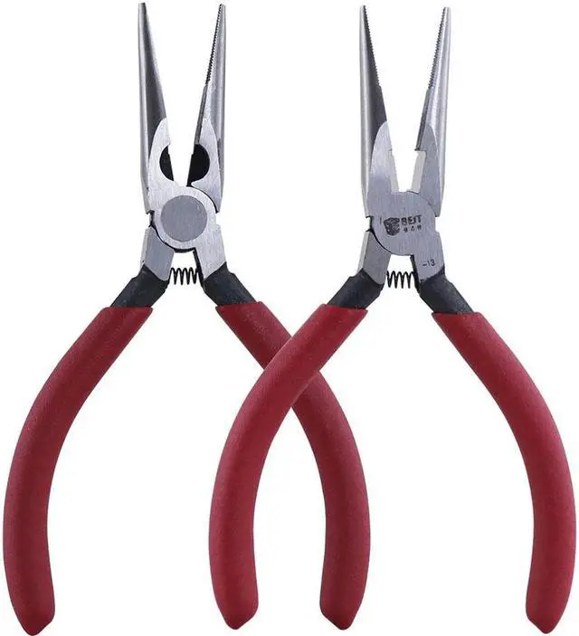 Main image of BST-13 1Pc 125mm Multitool Jewellery Making Tools Red Handle Long Nose Pliers For Clamps Crimping Tool Wire Cutters High Quality