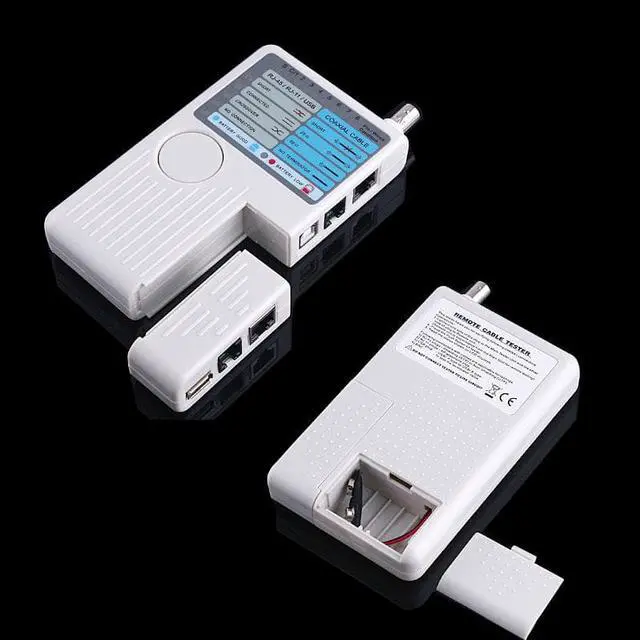 Alt view image 5 of 5 - New Portable Ethernet Network Cable Tester Remote RJ11 RJ45 USB BNC LAN For UTP STP LAN Cables Tracker Detector