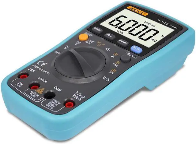 Alt view image 3 of 5 - ZOYI Auto-range Digital Display Multimeter True RMS Digital Multimeter 6000 Counts VC17B+ BZ