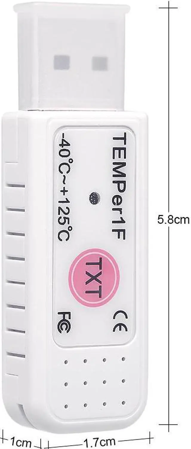 Alt view image 4 of 7 - PC Sensor USB Thermometer Temperature Sensor Data Logger Recorder for PC Laptop White