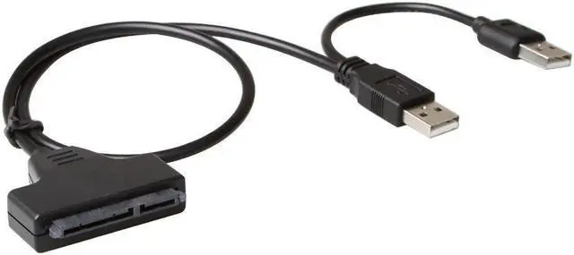 Alt view image 5 of 5 - USB2.0 to SATA 22Pin Cable Adapter for 2.5" SATA HDD Hard Disk Drive Solid State Drive