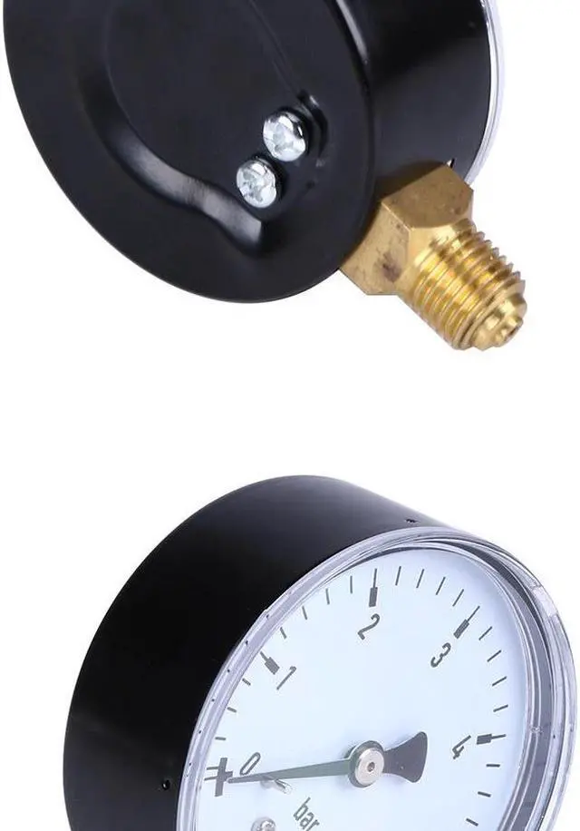 Alt view image 5 of 5 - TS-60-6 / 0-6bar 1/4'' NPT Air Compressor Pressure Hydraulic Gauge Measuring Manometer