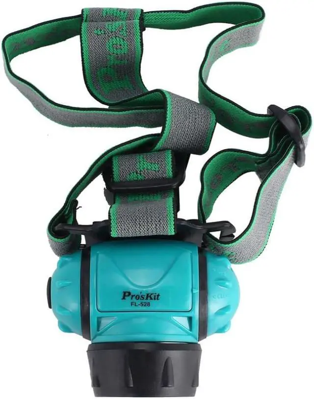 Alt view image 2 of 7 - New Pro'sKit FL-528 LED Headlight Flashlight Auto Repair Check Workshop Tool Ajustable Portable Lighting Working Light Lamp