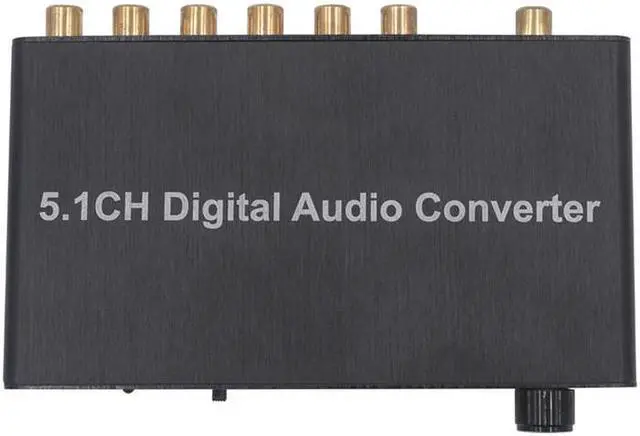 Alt view image 4 of 6 - 5.1 CH Digital Audio Converter Decoder SPDIF Optical Coaxial to RCA DTS/AC3