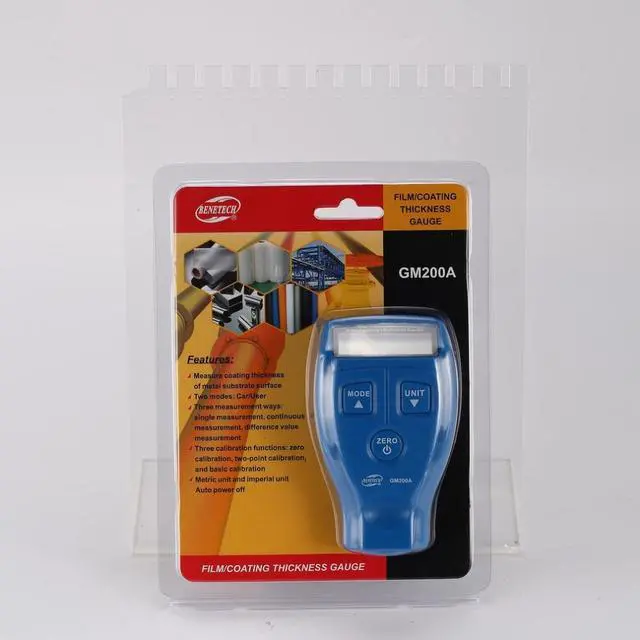 Alt view image 5 of 5 - GM200A Paint Thickness Gauges Digital Auto Car Paint Thickness Coating Gauge Meter Tester Measurement Tool miernik lakieru samoc