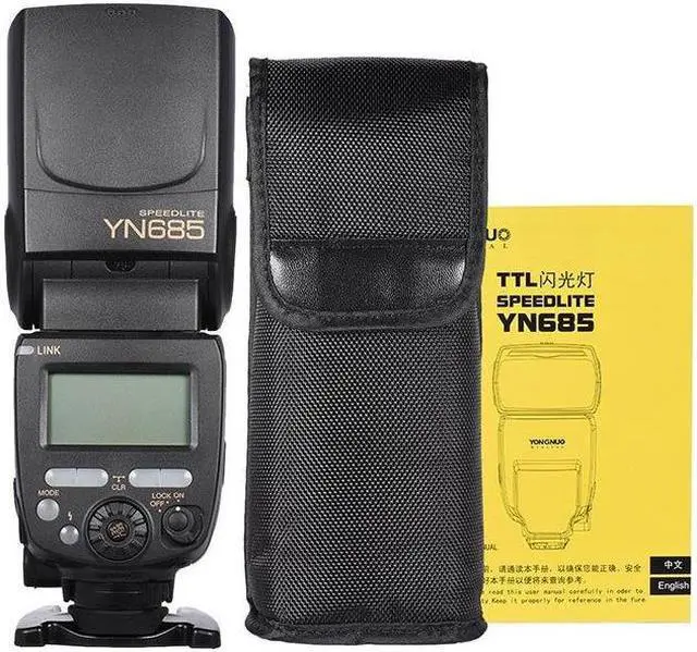 Alt view image 3 of 6 - YONGNUO YN685 i-TTL HSS 1/8000s GN60 2.4G Wireless Flash for Nikon DSLR Cameras