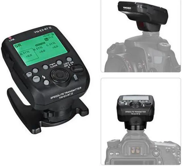 Alt view image 4 of 5 - YONYNUO YN-E3-RT II On-Camera Flash Speedlite Transmitter Flash Trigger Compatible for ST-E3-RT/600EX-RT/YN-E3-RT/YN968EX-RT/YN600EX-RTII/YN686EX-RT/YNE3-RX
