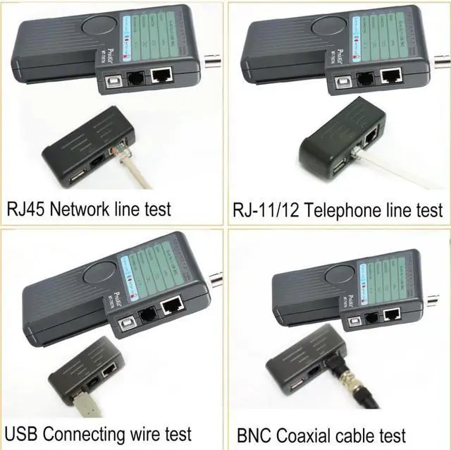 Alt view image 3 of 6 - Pro'skit MT-7057N Handheld RJ45 RJ11 USB BNC Cable Sniffer-Remote Network Lan Cable Tester Ethernet Wire Line Tracker Detector Finder