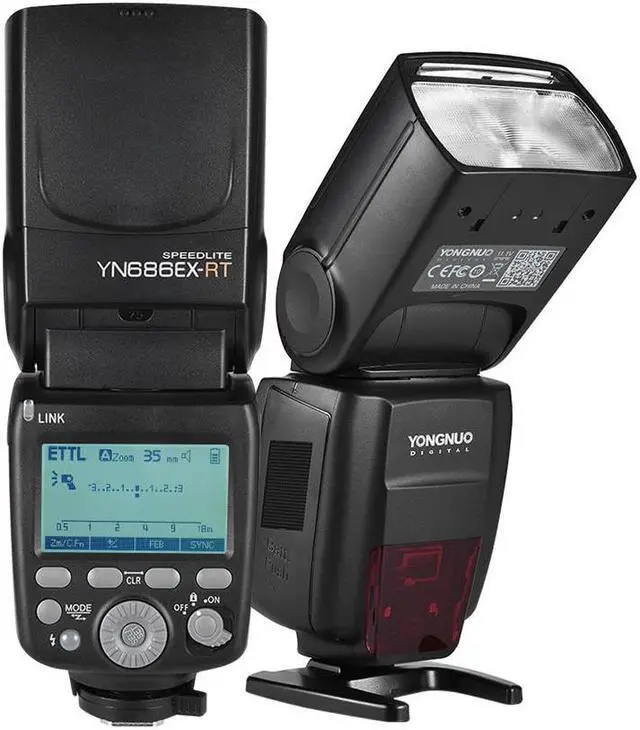 Main image of YONGNUO YN686EX-RT TTL Lithium Speedlite 2.4G Wireless 1/8000s HSS GN60 5600K Master Slave Flash Speedlite with 2000mAh Lithium Battery for Canon Camera