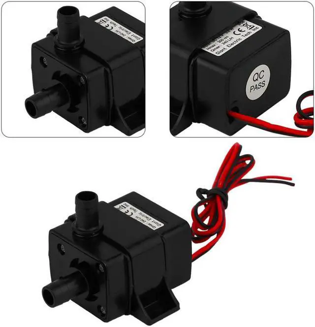 Alt view image 3 of 4 - DC 12V Hydroponics Heating Mattress Food Mdical Super Sound-off Water Cooling Cycle Brushless Pressure Boost DC Pump