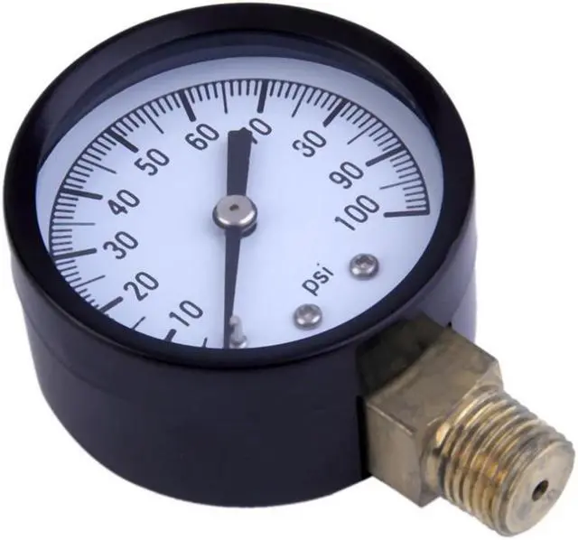 Alt view image 3 of 4 - 0-100 PSI 1/4" Well Pump Water Pressure Gauge TS50-100PSI