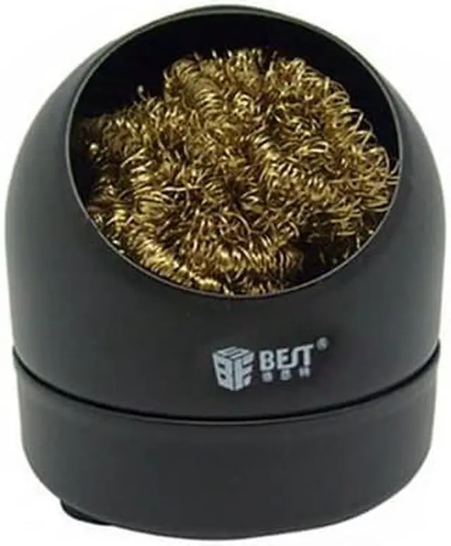 Main image of BESBEST Soldering Iron Nozzle Cleaning Ball Seat - Black