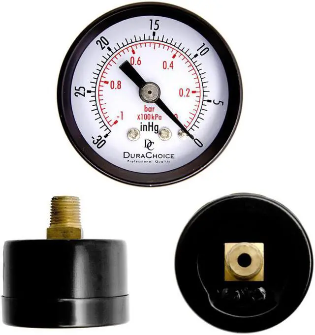 Alt view image 2 of 3 - 1Pcs Double Scale Vacuum Manometer Mini Dial Air Vacuum Pressure Gauge Meter Stable Performance Pressure Gage High Quality