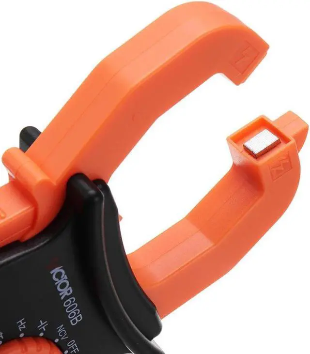 Alt view image 4 of 6 - 606B Clamp Multimeter Overload Protection Digital NCV Auto Off Data-Hold With LCD Display True RMS Tester Meter