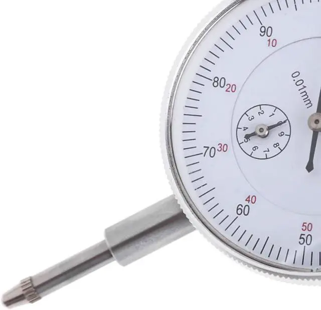 Alt view image 5 of 5 - Precision 0.01mm Dial Indicator Gauge 0-10mm Meter Precise 0.01mm Resolution Indicator Gauge Mesure Instrument Tool Dial Gauge