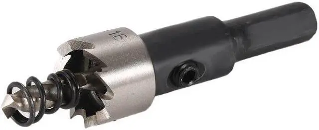 Alt view image 2 of 5 - 16MM Carbide Tip HSS Drill Stainless Steel Hole Saw Metal Wood Drilling Tool Hole Cut Tool For Installing Locks