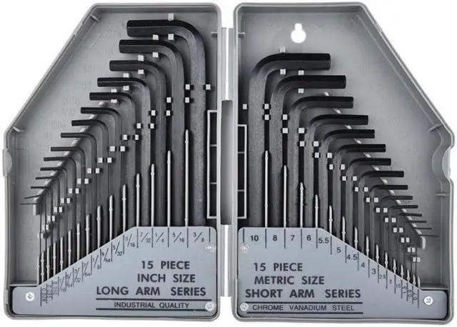 Main image of 30PCS Durable Hex Key Wrench Set Allen Key Set Precise Manual Tool for Auto Repair Wrenches Spanners Hand Tools