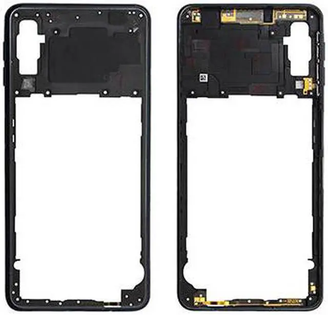 Main image of Housing Middle Frame Bezel replacement parts For Samsung Galaxy A7 2018 A750 Middle Plate Cover (Black)
