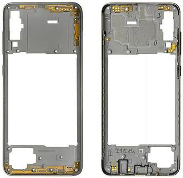 Main image of Housing Middle Frame Bezel replacement parts For Samsung Galaxy A70 A705 Middle Plate Cover (White)
