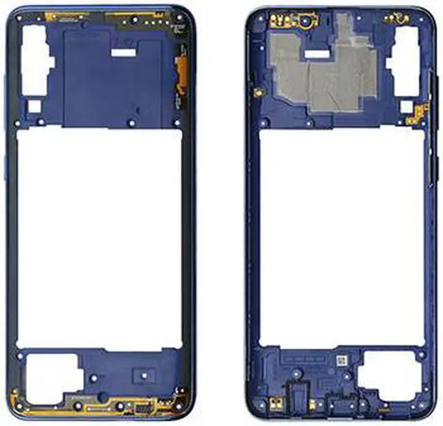 Main image of Housing Middle Frame Bezel replacement parts For Samsung Galaxy A70 A705 Middle Plate Cover (Blue)