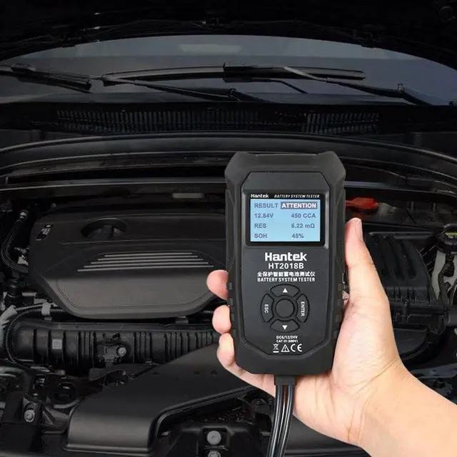Alt view image 5 of 7 - Hantek 6V 12V 24V LCD Digital Car Battery Analyzer Automotive Vehicle Battery Diagnostic Tester Tool Digital Tester