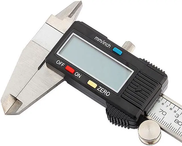 Alt view image 6 of 7 - 8 Inch Digital Caliper Micrometer Stainless Steel Digital Vernier Electronic Depth Gauge Measuring Tools 0-200mm