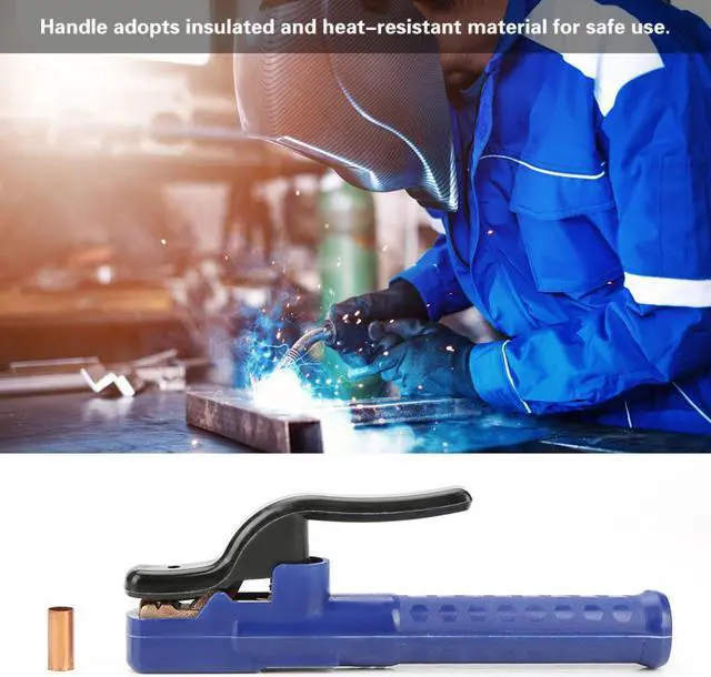 Alt view image 5 of 7 - 500A Weld Holders Electrode Holder Insulated Copper Welding Clamp for Welding Machine Power Tools